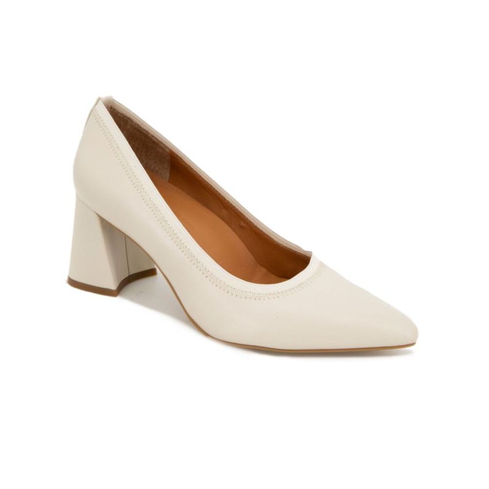 GENTLE SOULS KENNETH COLE Womens Beige Dionne Flare Pumps Shoes 10 M